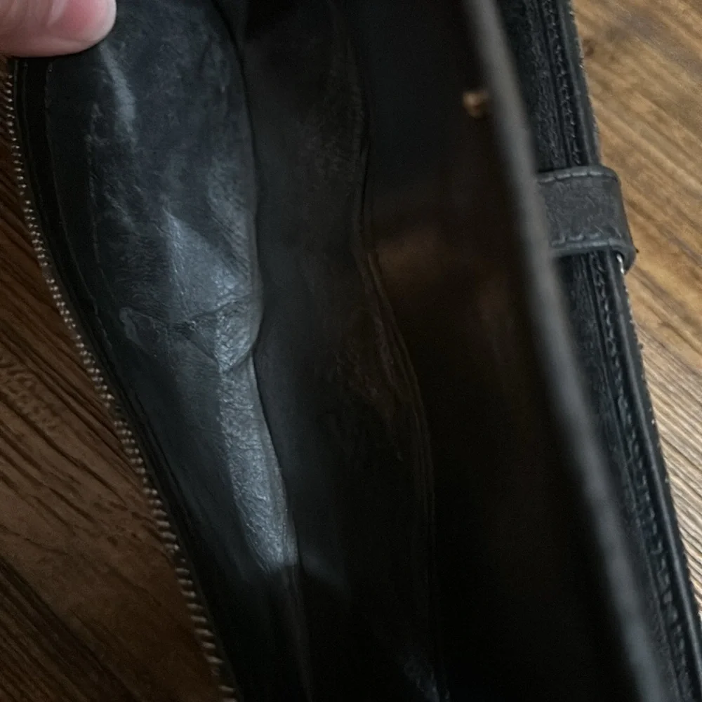 Gucci black long wallet, see photos for condition - Picture 7 of 13